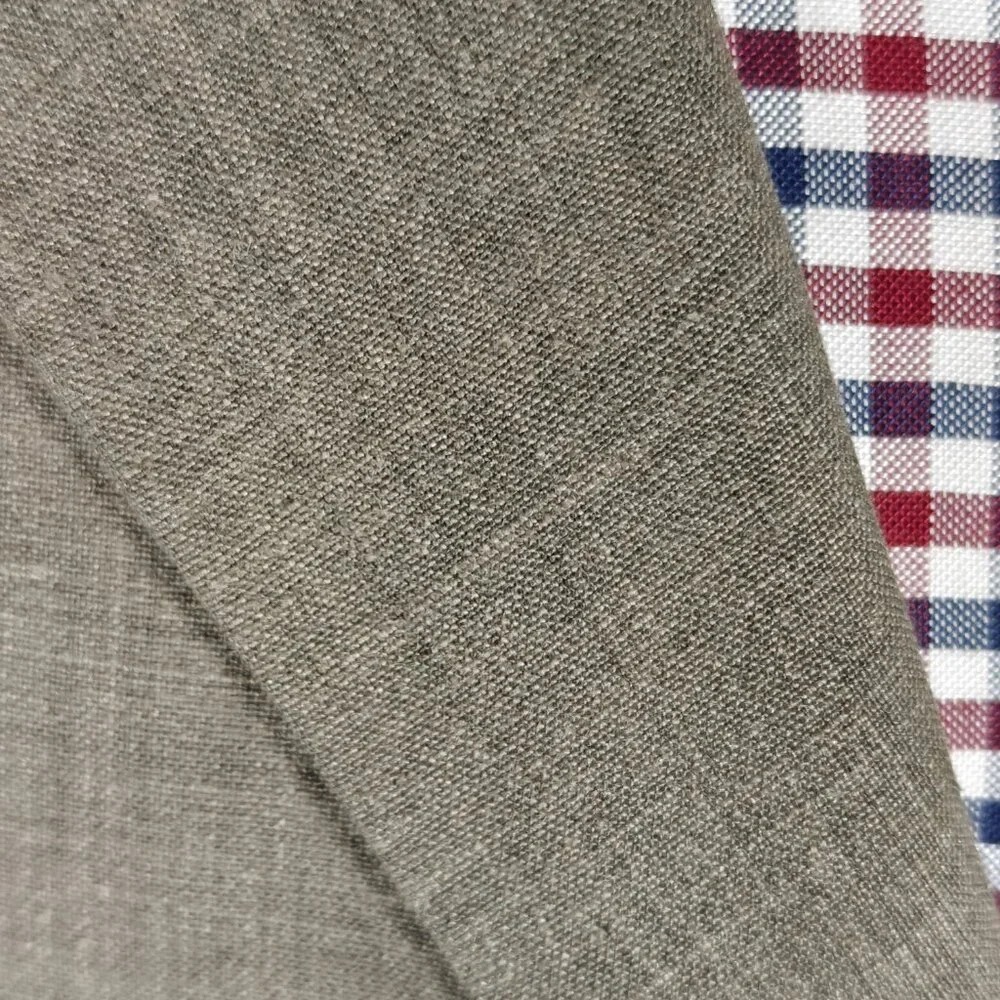 Coconut Grove Men's Sport Coat Blazer Three Button‎ Brown Linen Polyester 48R